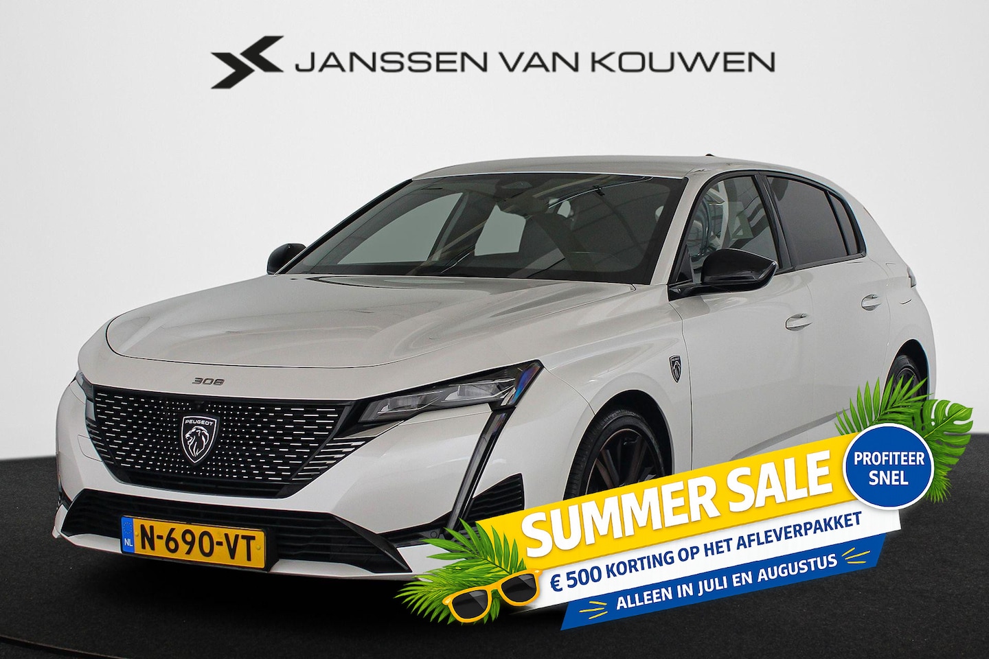 Peugeot 308 - 1.6 HYbrid 225 GT Pack Business Leder FOCAL 360 Camera - AutoWereld.nl