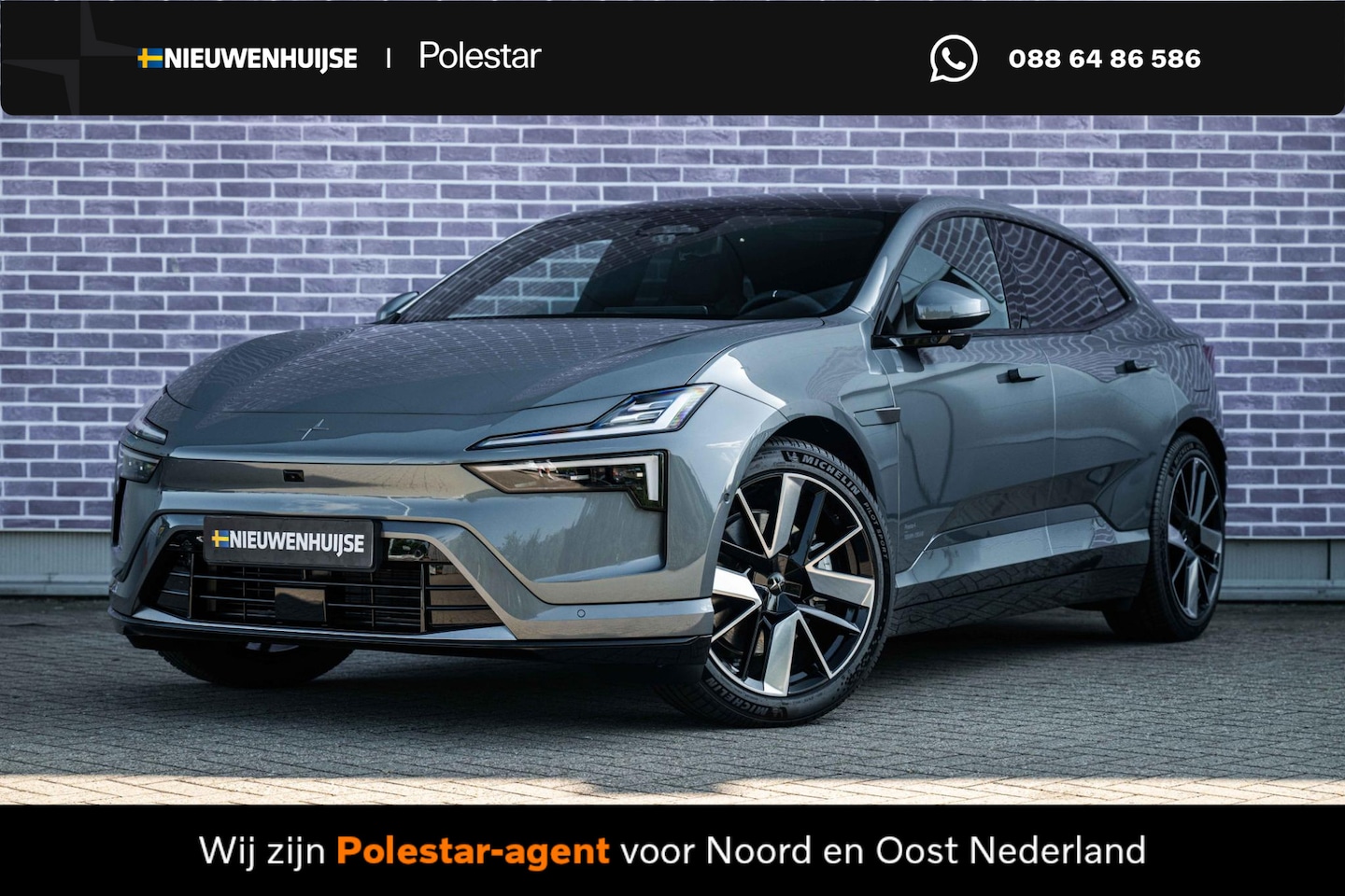 Polestar 4 - Longe Range Single Motor Prime 100 kWh | Nappa Leder | 21" Sport Wheels | Pilot Pack | Plu - AutoWereld.nl