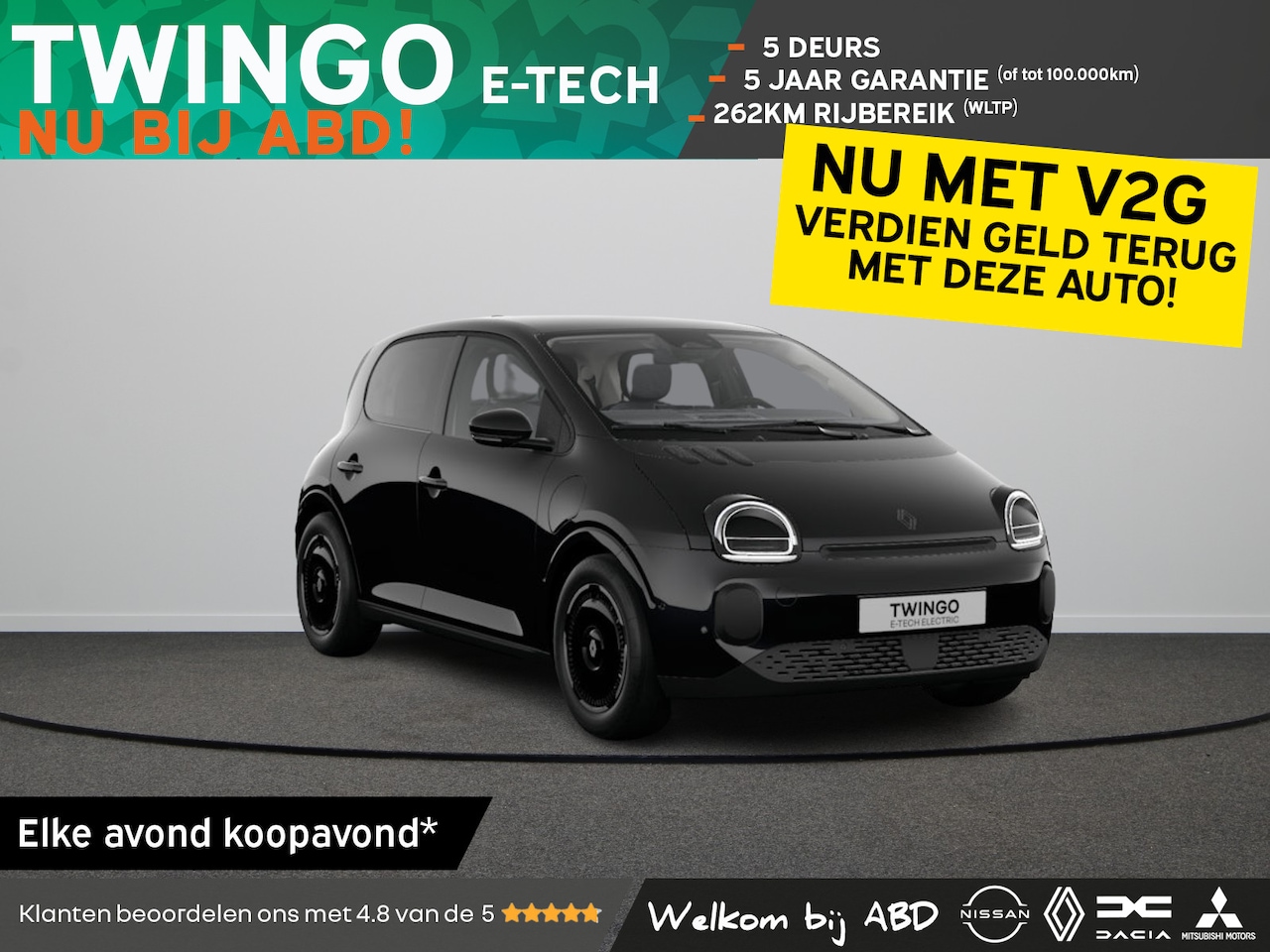 Renault Twingo - Techno Urban range | Achteruitrijcamera | LED-achterlichten | LED-dagrijverlichting met sp - AutoWereld.nl