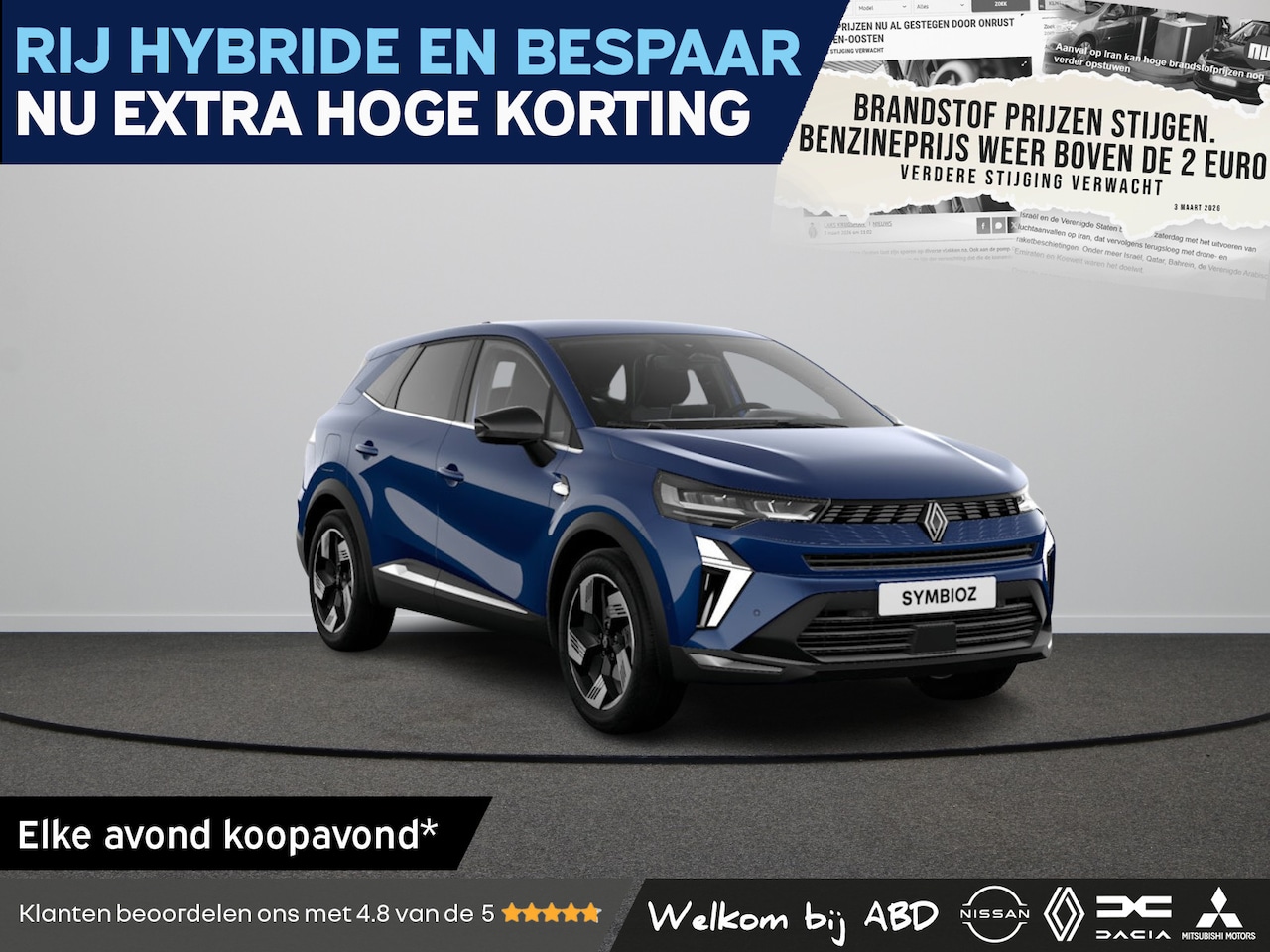 Renault Symbioz - Techno Full hybrid | Achteruitrijcamera | Adaptive Cruise Control | Elektronisch geregelde - AutoWereld.nl