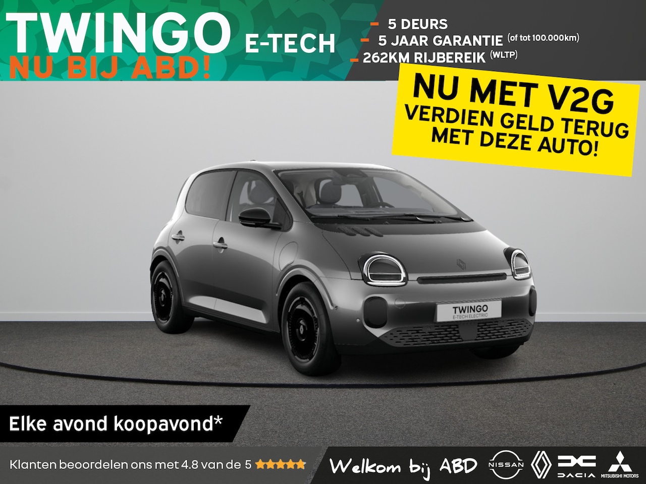 Renault Twingo - Techno Urban range | Achteruitrijcamera | LED-achterlichten | LED-dagrijverlichting met sp - AutoWereld.nl