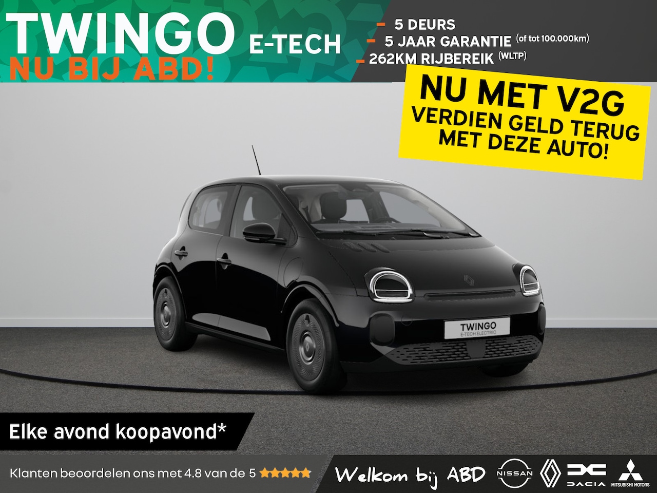 Renault Twingo - Evolution Urban range | LED-achterlichten | LED-dagrijverlichting met specifiek vormgegeve - AutoWereld.nl