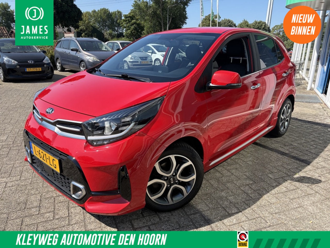 Kia Picanto - 1.0 DPI GT-Line 1.0 DPi GT-Line, Aut, Nav, Carplay, Camera, Leder - AutoWereld.nl