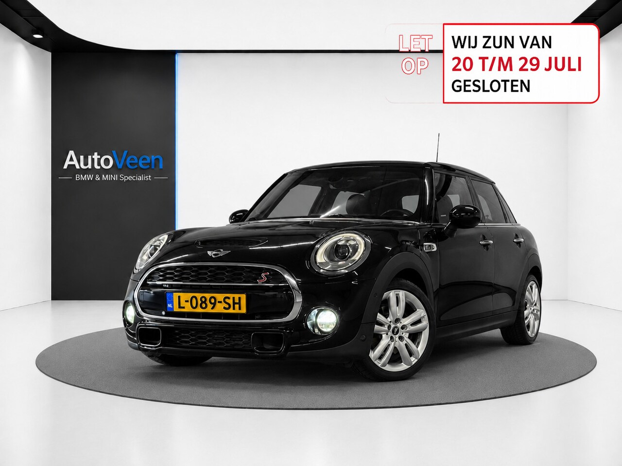 MINI Cooper S - Mini 2.0 Chili Serious Business (PANO, STOELVERWARMING, CAMERA, GOED ONDERHOUDEN) - AutoWereld.nl
