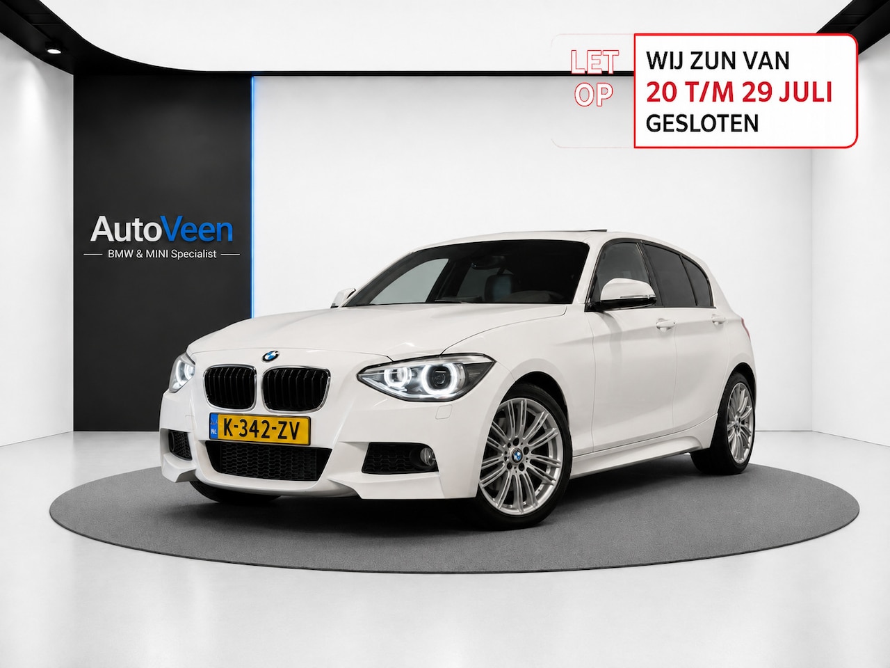 BMW 1-serie - 118i High Executive (PANO, LED, STOELVERWARMING, GROOT NAVI, PARKEERSENSOREN) - AutoWereld.nl