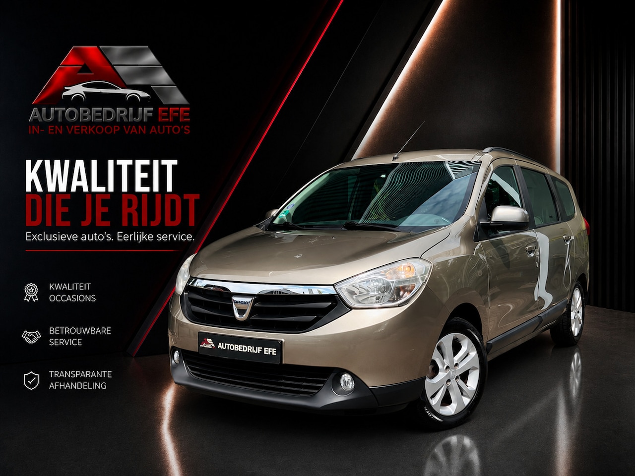 Dacia Lodgy - 1.2 TCe Prestige 5p. Airco*ElktrRmn*Trkhk - AutoWereld.nl
