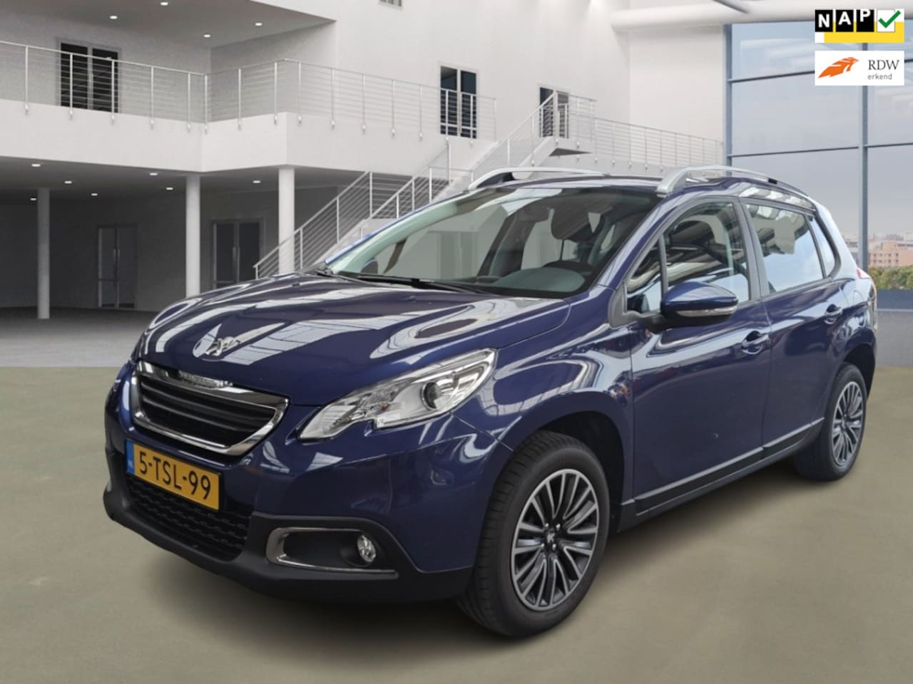 Peugeot 2008 - 1.6 VTi Active|ZO GOED ALS NIEUW NIEUW STAAT 25dkm met nap - AutoWereld.nl