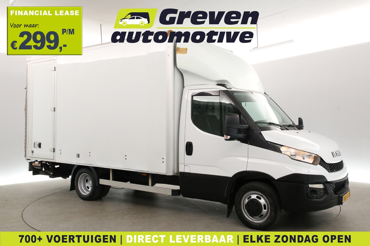 Iveco Daily - 35C13D 2.3 375 N1* | Dubbellucht | Laadklep | Zijdeur | Laadbak | Airco | 3 Zits - AutoWereld.nl