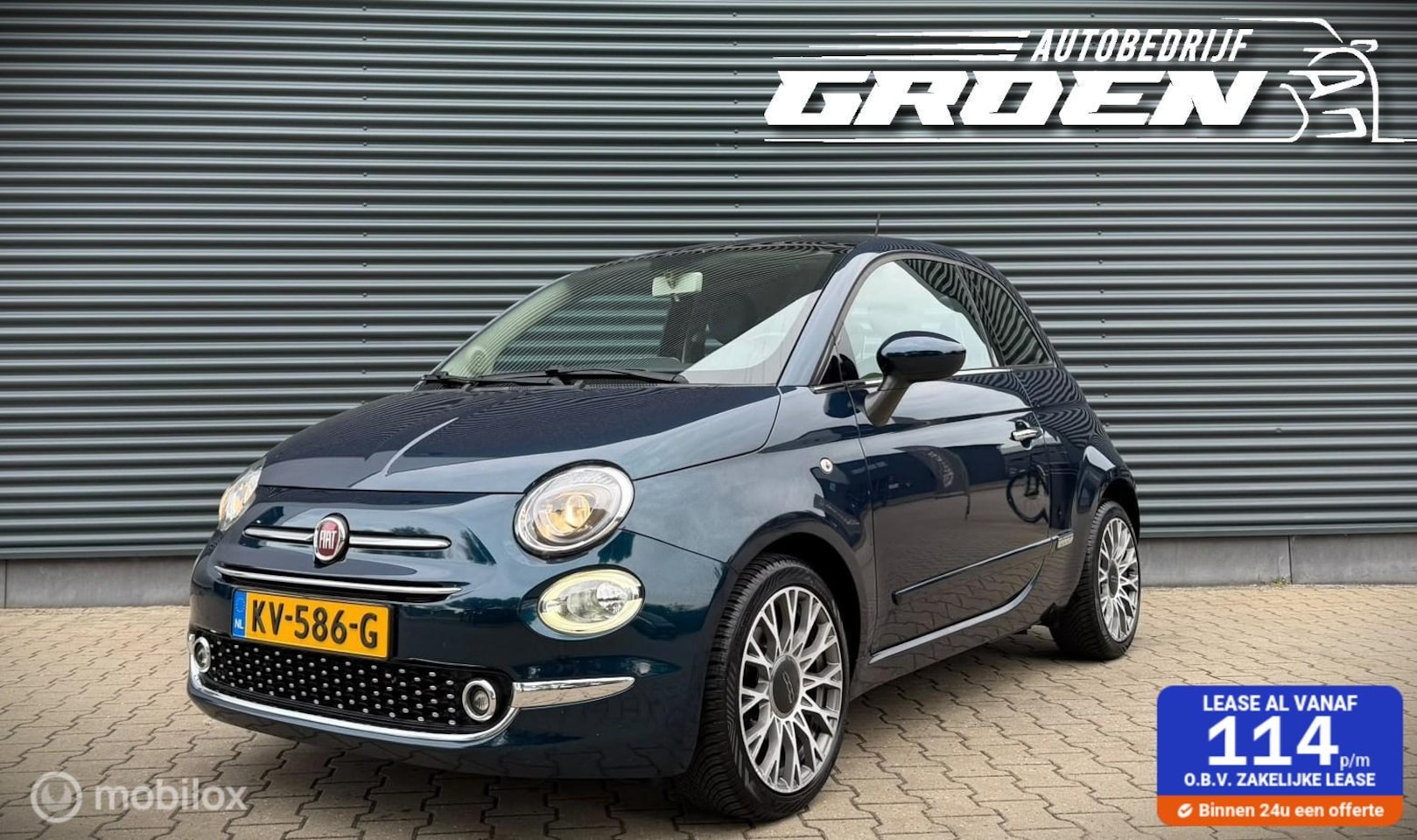 Fiat 500 - 0.9 TwinAir Turbo Lounge LED|PANO|NAP|XENON - AutoWereld.nl