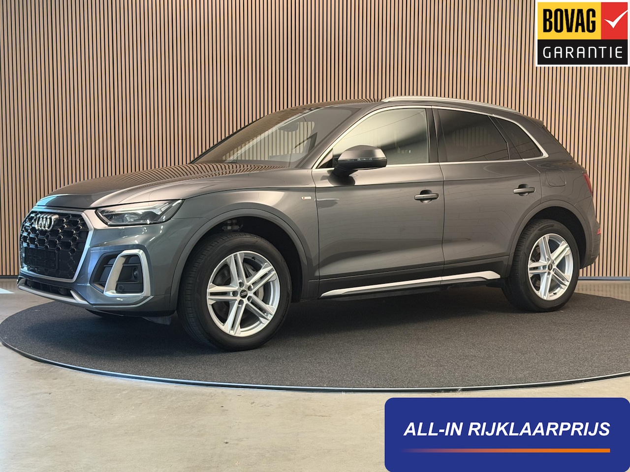 Audi Q5 - 50 TFSI Pluging-Hybrid 299PK Aut. Quattro S-Line | LED | Navi | 19 Inch | Sportstoelen | I - AutoWereld.nl