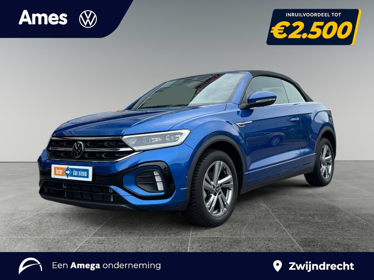 Volkswagen T-Roc Cabrio - 1.5 TSI 150pk R-Line Trekhaak afneembaar | 'Side Assist' | Stoelverwarming - AutoWereld.nl