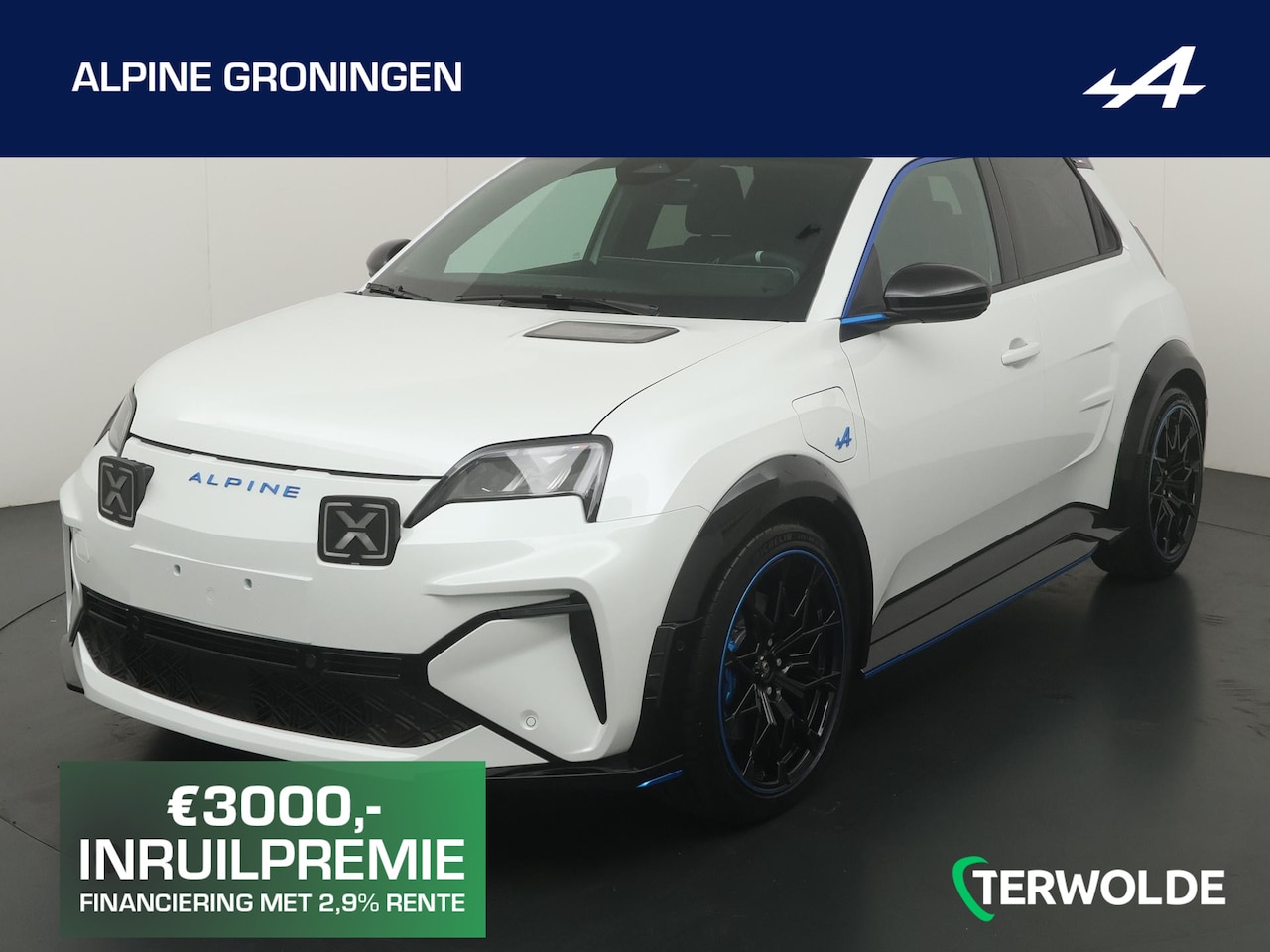 Alpine A290 - GT 52 kWh |  Pack Driving | Signature Bleue | Alpine monogram - AutoWereld.nl