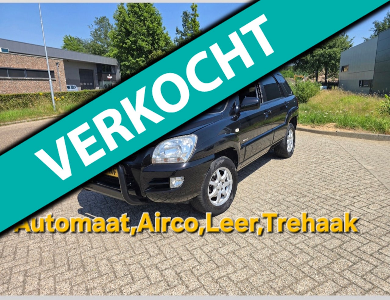 Kia Sportage - 2.7 V6 X-pression 4WD Automaat Leer,AIRCO,Trekhaak - AutoWereld.nl