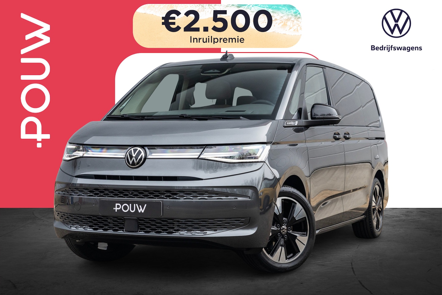 Volkswagen Multivan - 1.5 eHybrid 245pk L2 Bulli Edition | Velgen 19'' | Soundsysteem ''Harman Kardon'' - AutoWereld.nl