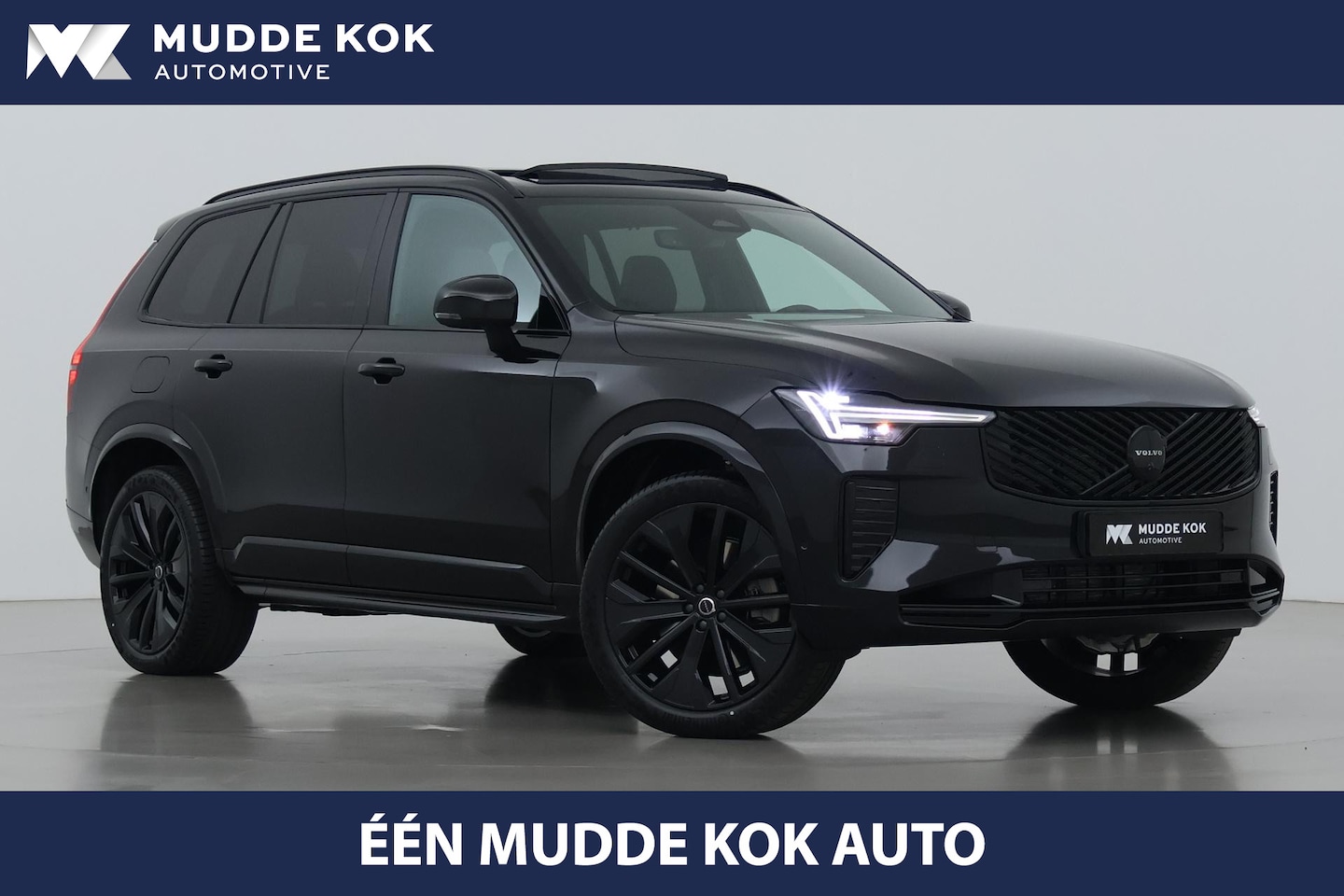 Volvo XC90 - T8 Plug-in hybrid Ultra Black Edition | ACC | Luchtvering | Trekhaak | Panoramadak | Bower - AutoWereld.nl