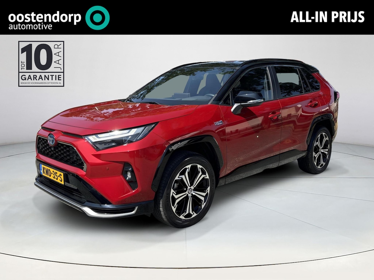Toyota RAV4 - 2.5 Plug-in Hybrid AWD Bi-Tone Plus **STOELVENTILATIE/ DODEHOEK DETECTIE/ 360 CAMERA** - AutoWereld.nl
