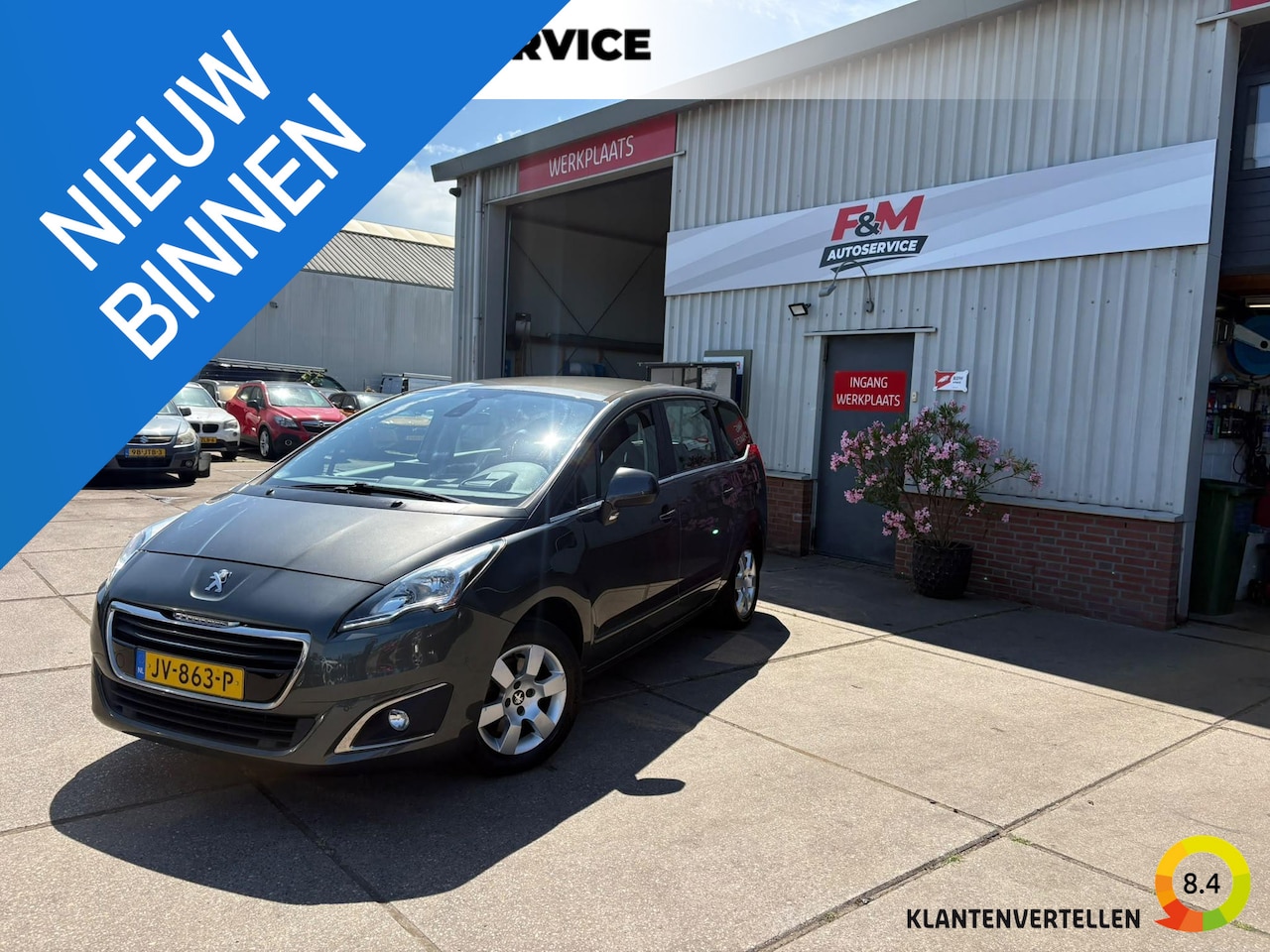 Peugeot 5008 - 1.2 PureTech Active 5p. Clima, cruise, camera, trekhaak, HUD, stoelverwarming - AutoWereld.nl
