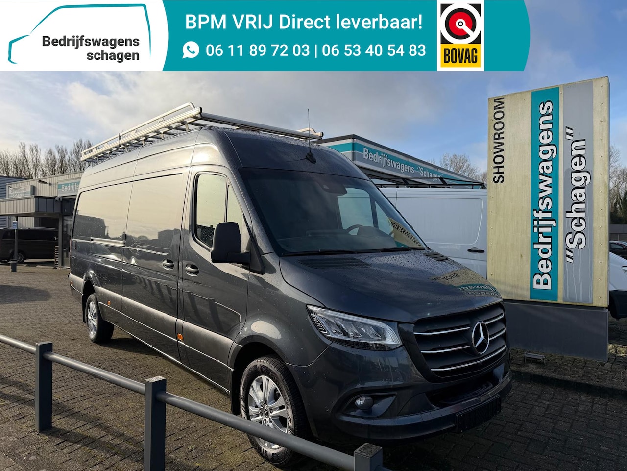 Mercedes-Benz Sprinter - 319 CDI L3H2 2x Schuifdeur | Aut. | Distronic | LED | Mbux | 2x Gev. Stoel - AutoWereld.nl