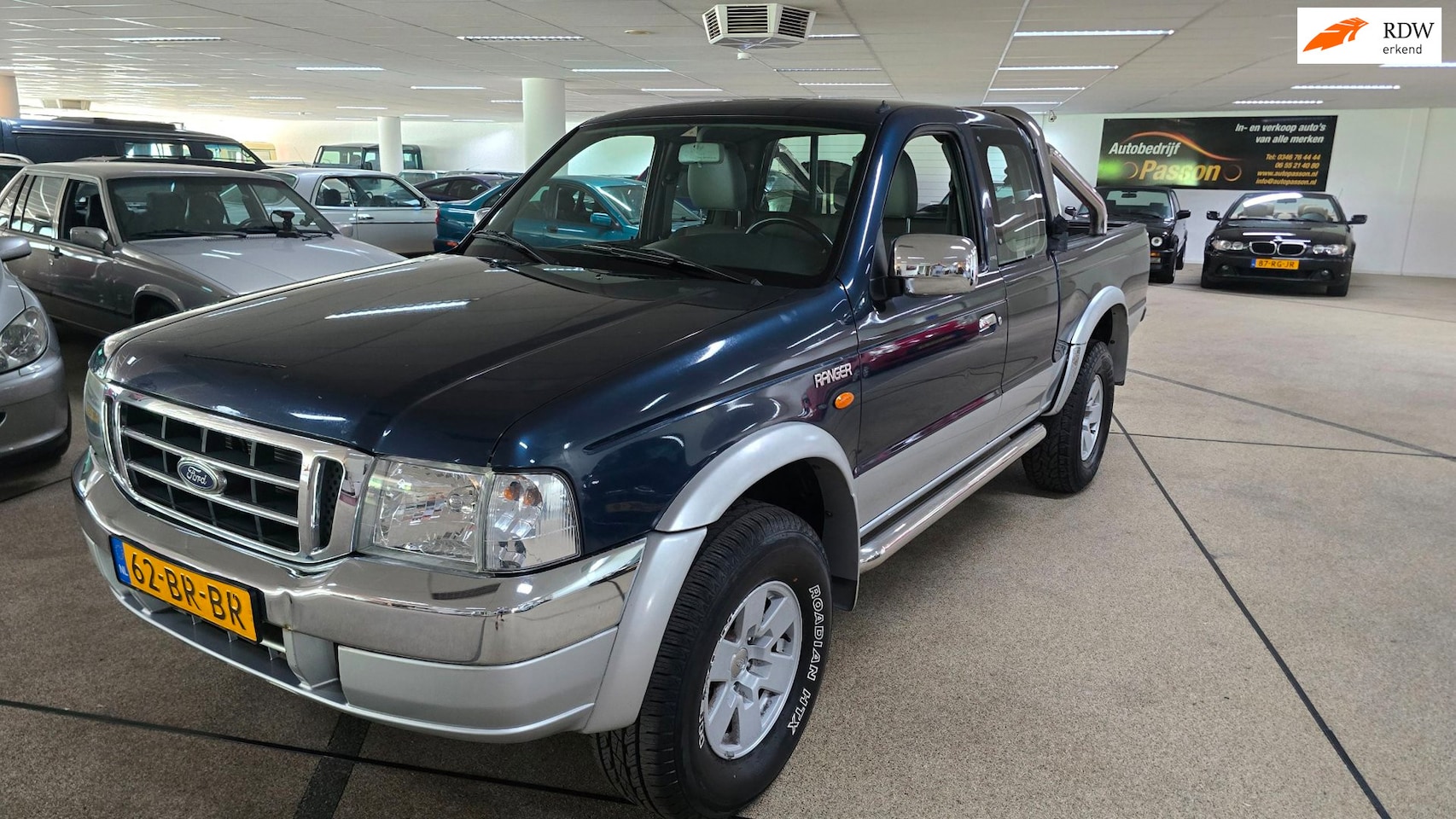 Ford Ranger - 2.5 Super Cab. 84.000dkm!! Nap! 1 ste eigenaar!!! Grijs kenteken nieuwe Apk!!Airco - AutoWereld.nl
