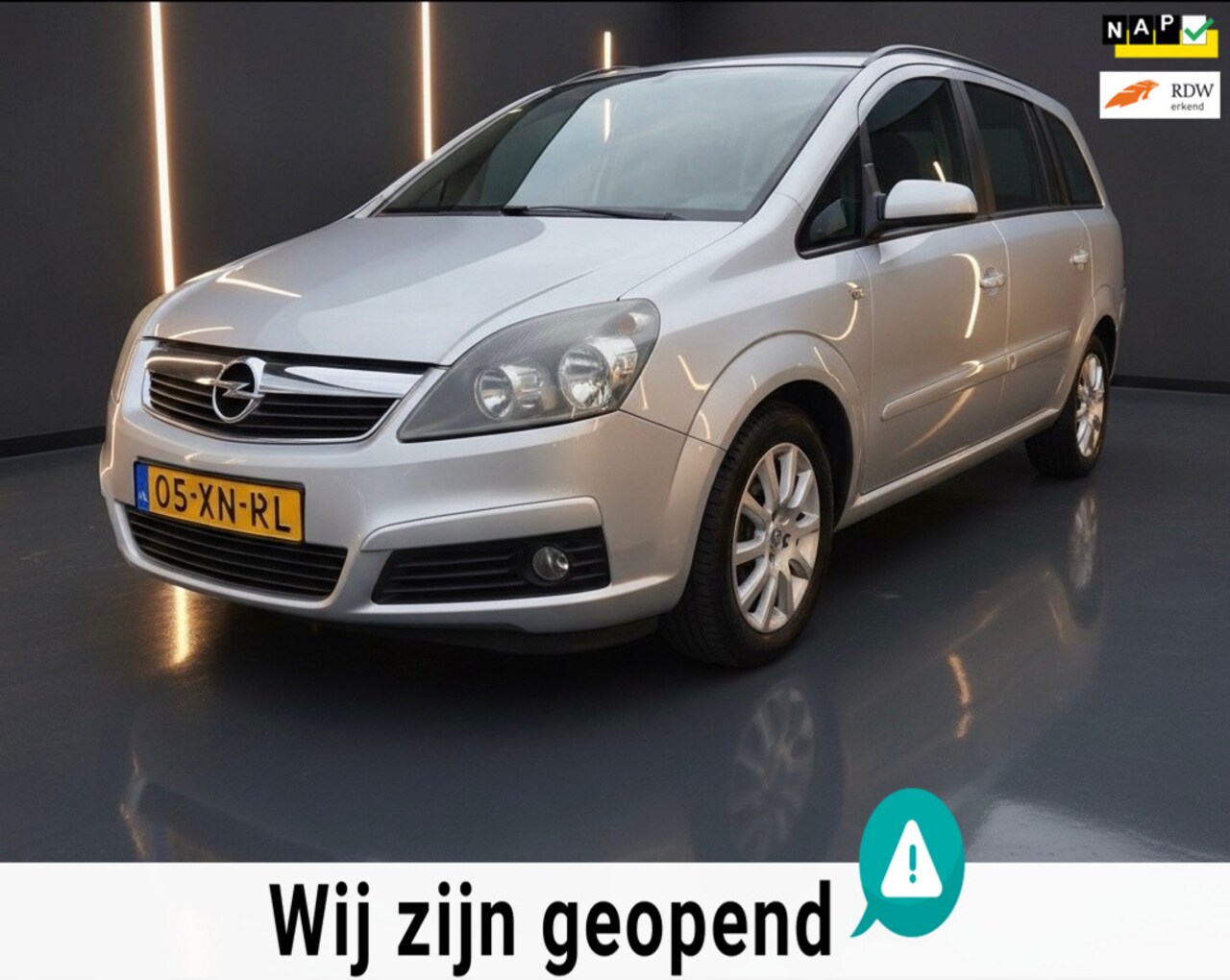 Opel Zafira - 1.6 Temptation-7 persoons-airco-distrriemriem vervangen-elek ramen- - AutoWereld.nl