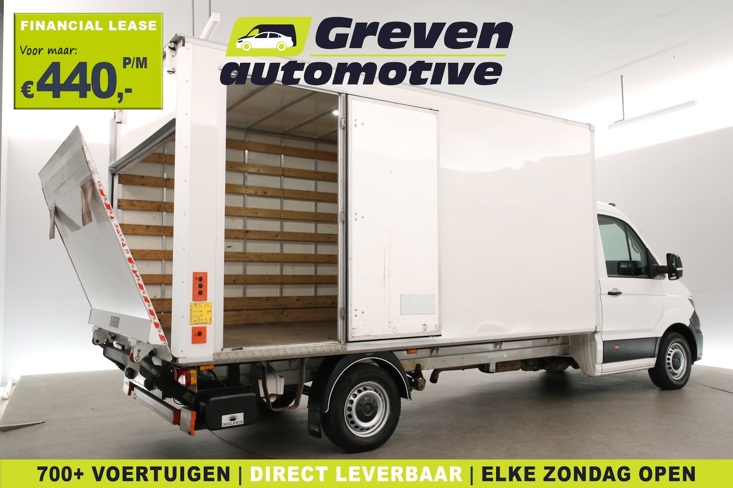 Volkswagen Crafter - 2.0 TDI N1* 141PK | Bakwagen | Laadklep | Zijdeur | Airco | 3 Zits | Carplay | Navi - AutoWereld.nl