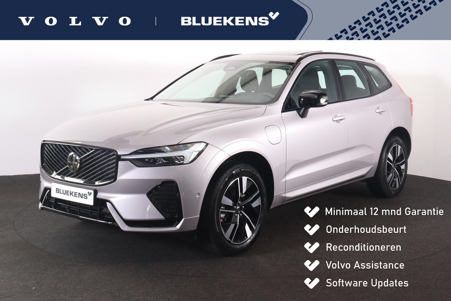 Volvo XC60 - T6 Recharge AWD Plus Dark - Panorama/schuifdak - IntelliSafe Assist & Surround - 360º Came - AutoWereld.nl
