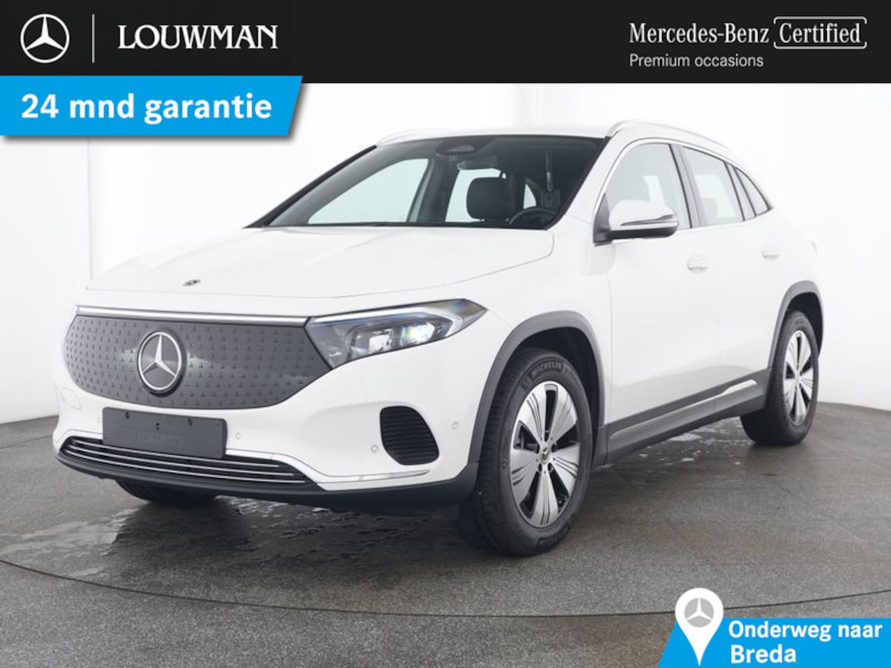 Mercedes-Benz EQA - 300 4MATIC Luxury Line 71 kWh Ledkoplampen | Dodehoekassistent | Parkeerpakket met achteru - AutoWereld.nl