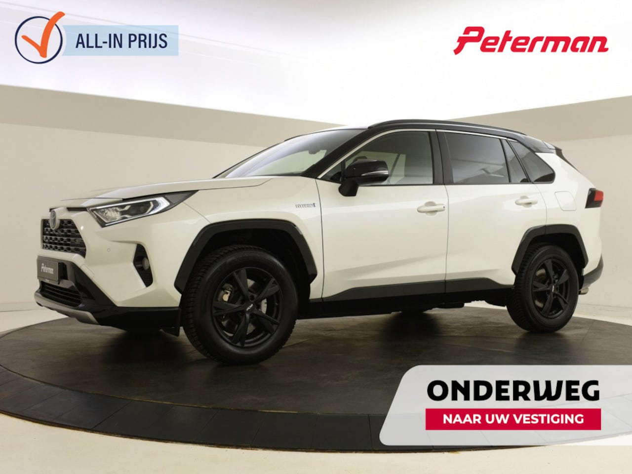 Toyota RAV4 - 2.5 Hybrid Bi-Tone | Trekhaak | Leder | JBL | - AutoWereld.nl