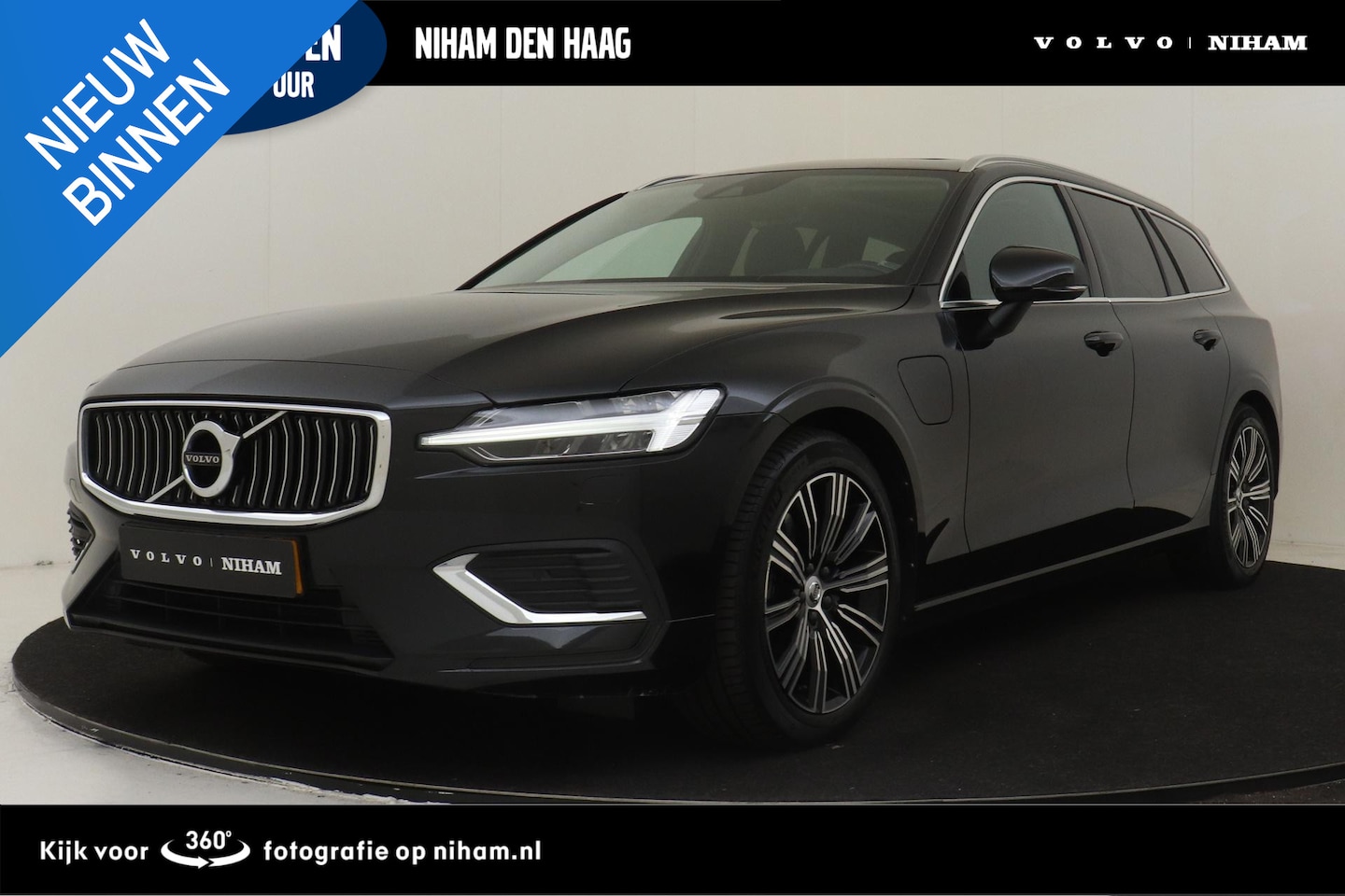 Volvo V60 - T8 RECHARGE AWD INSCRIPTION *LONG RANGE!* -PANO.DAK|POWER-SEATS|LEDER|ADAP.LED|CAMERA|TREK - AutoWereld.nl