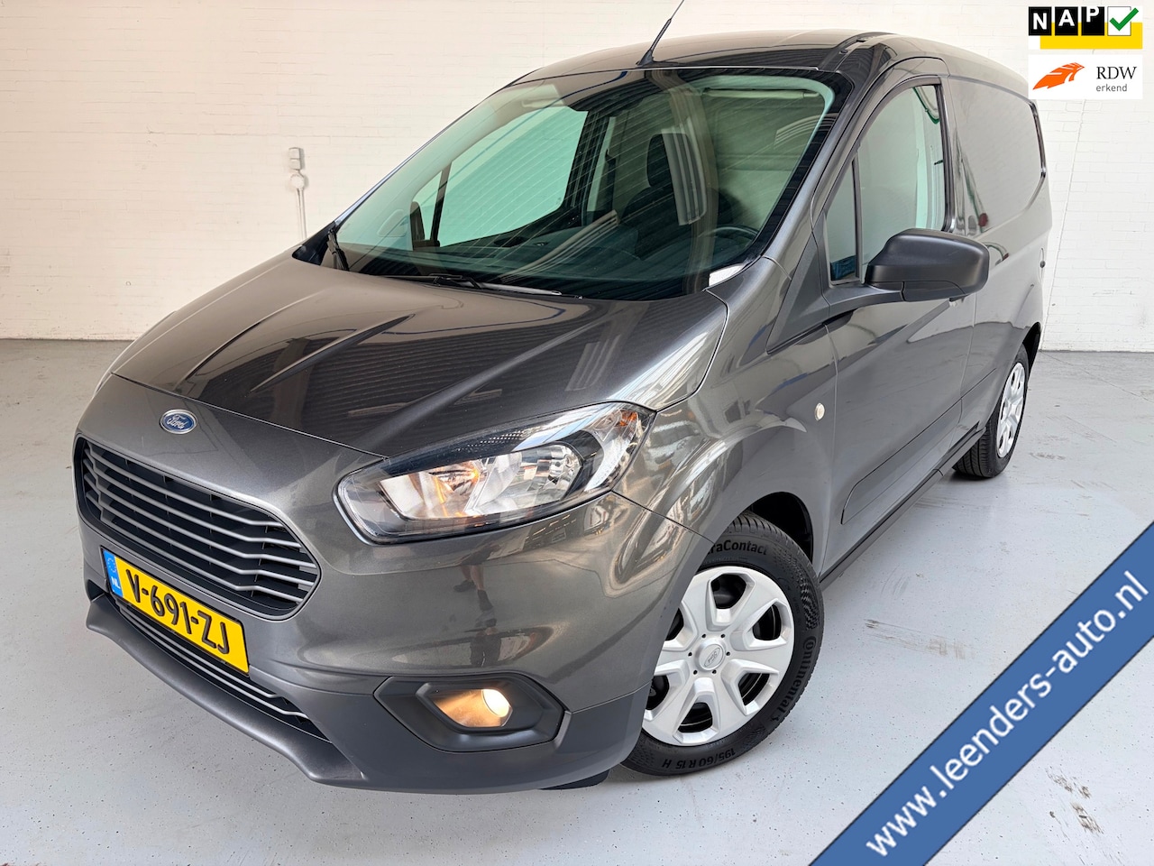Ford Transit Courier - Benzine 1.0 100pk EcoBoost S&S, Airco, Navigatie, CruiseControl, NEDERLANDSE BUS RIJKLAARP - AutoWereld.nl
