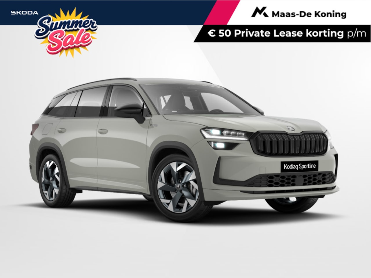 Skoda Kodiaq - Sportline Business 1.5 TSI PHEV 150 kW / 204 PK | Steel Grey | 19'' tirsuli aero velgen | - AutoWereld.nl