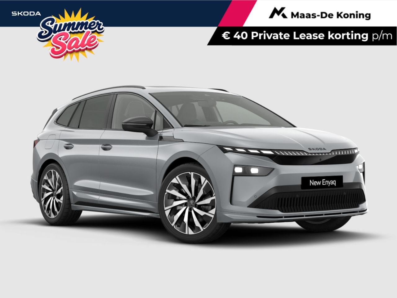 Skoda Enyaq iV - Sportline Elektromotor 210 kW / 286 PK SUV 21'' velgen | Panoramisch schuif/kanteldak | we - AutoWereld.nl