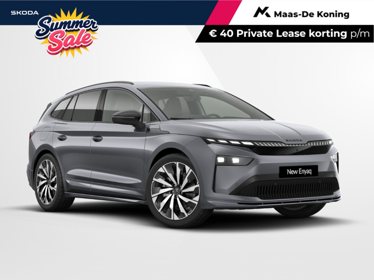 Skoda Enyaq iV - Sportline Elektromotor 210 kW / 286 PK SUV 21'' velgen | Panoramisch schuif/kanteldak | we - AutoWereld.nl