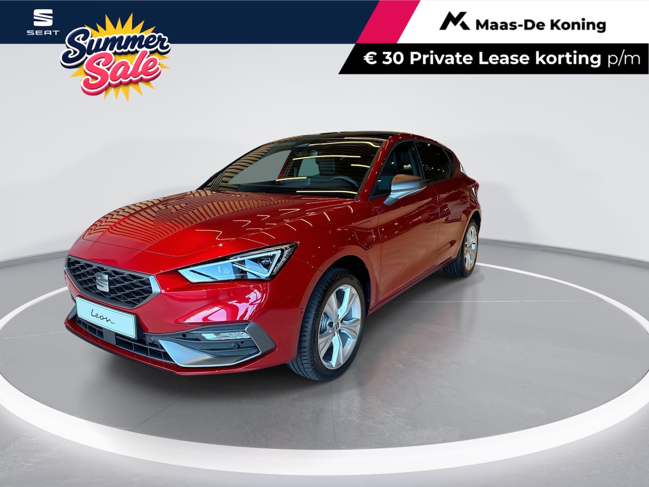SEAT Leon - FR Business 1.5 TSI eHybrid 150 kW / 204 PK Hatchb 6 versn. DSG | Panoramadak | matrix led - AutoWereld.nl