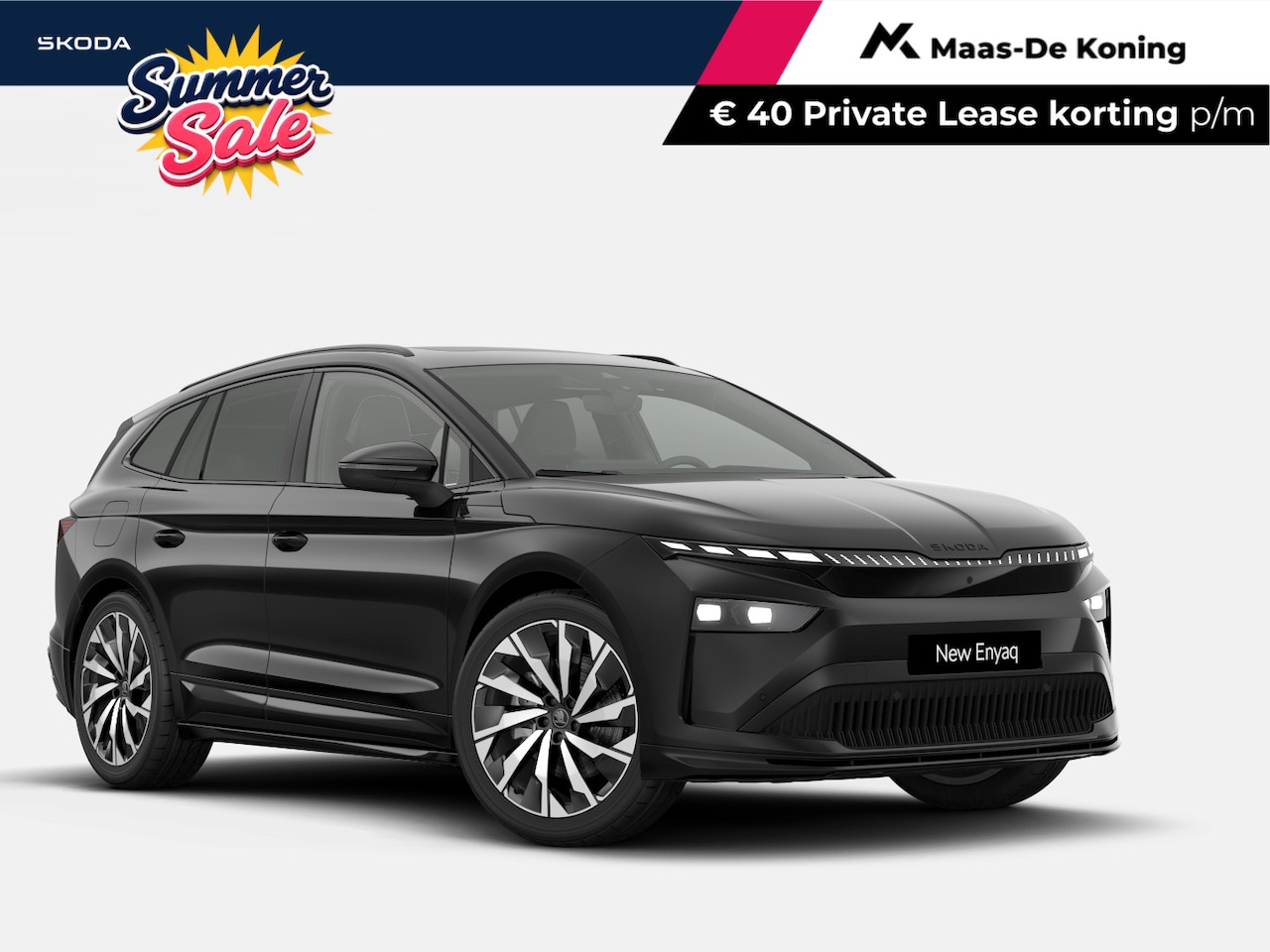 Skoda Enyaq iV - Sportline Elektromotor 210 kW / 286 PK SUV 21'' velgen | Panoramisch schuif/kanteldak | we - AutoWereld.nl