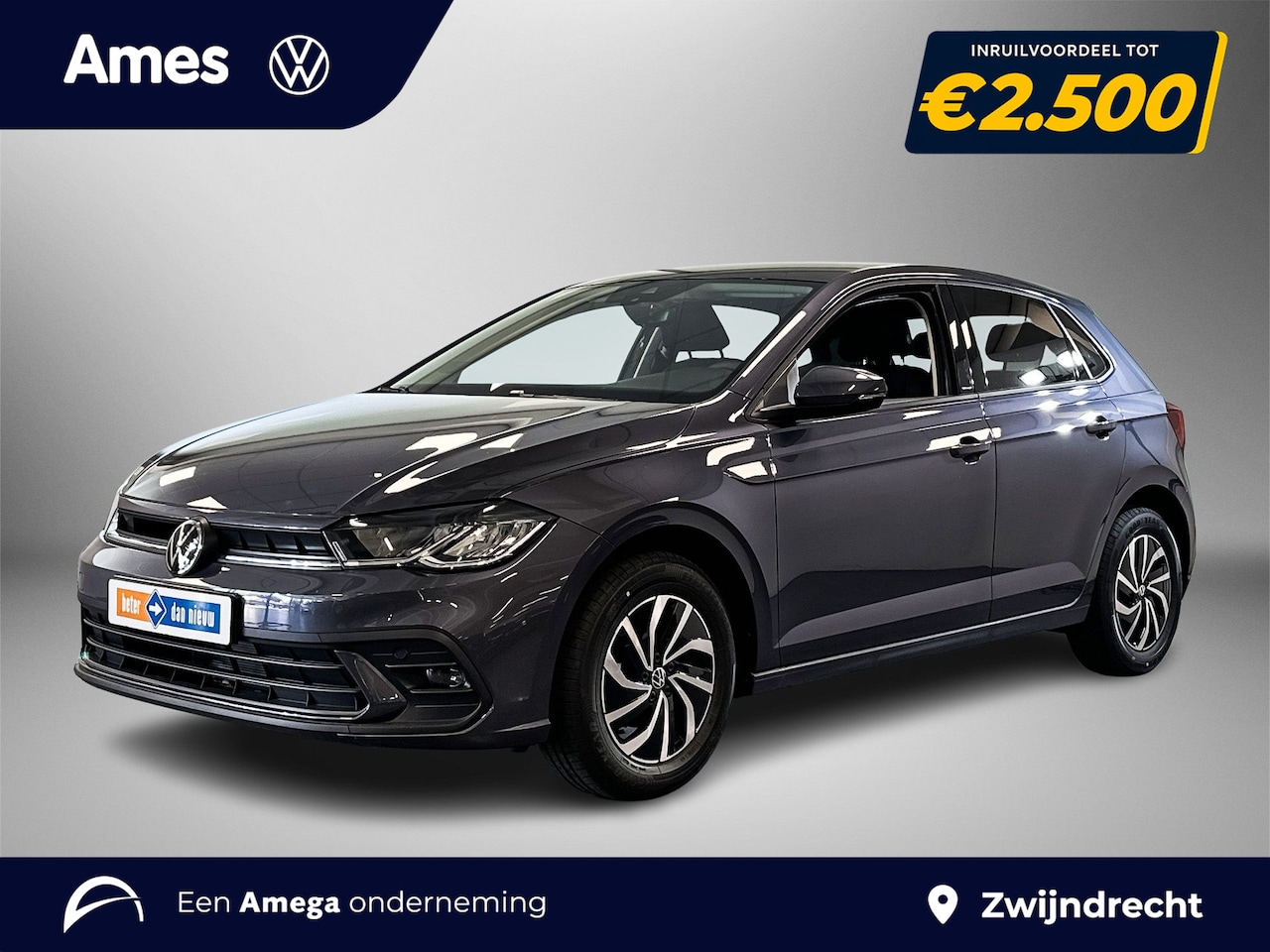 Volkswagen Polo - 1.0 95pk TSI Life edition Carplay | Adaptive Cruise Control | LED pakket - AutoWereld.nl