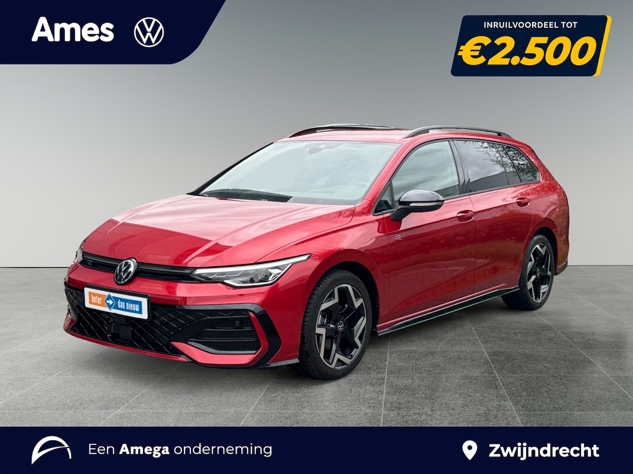 Volkswagen Golf Variant - 1.5 150pk eTSI R-Line Edition Head-up Display | Adaptive Cruise Control | Parkeersensoren - AutoWereld.nl