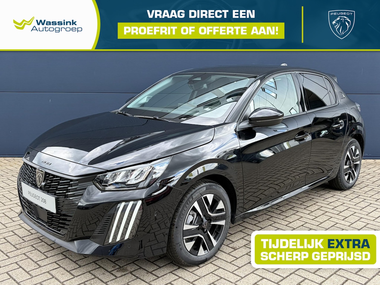 Peugeot 208 - 1.2 Hybrid 110 e-DCS6 Allure Automaat | Navigatie | Parkeercamera | Parkeersensoren | Dire - AutoWereld.nl