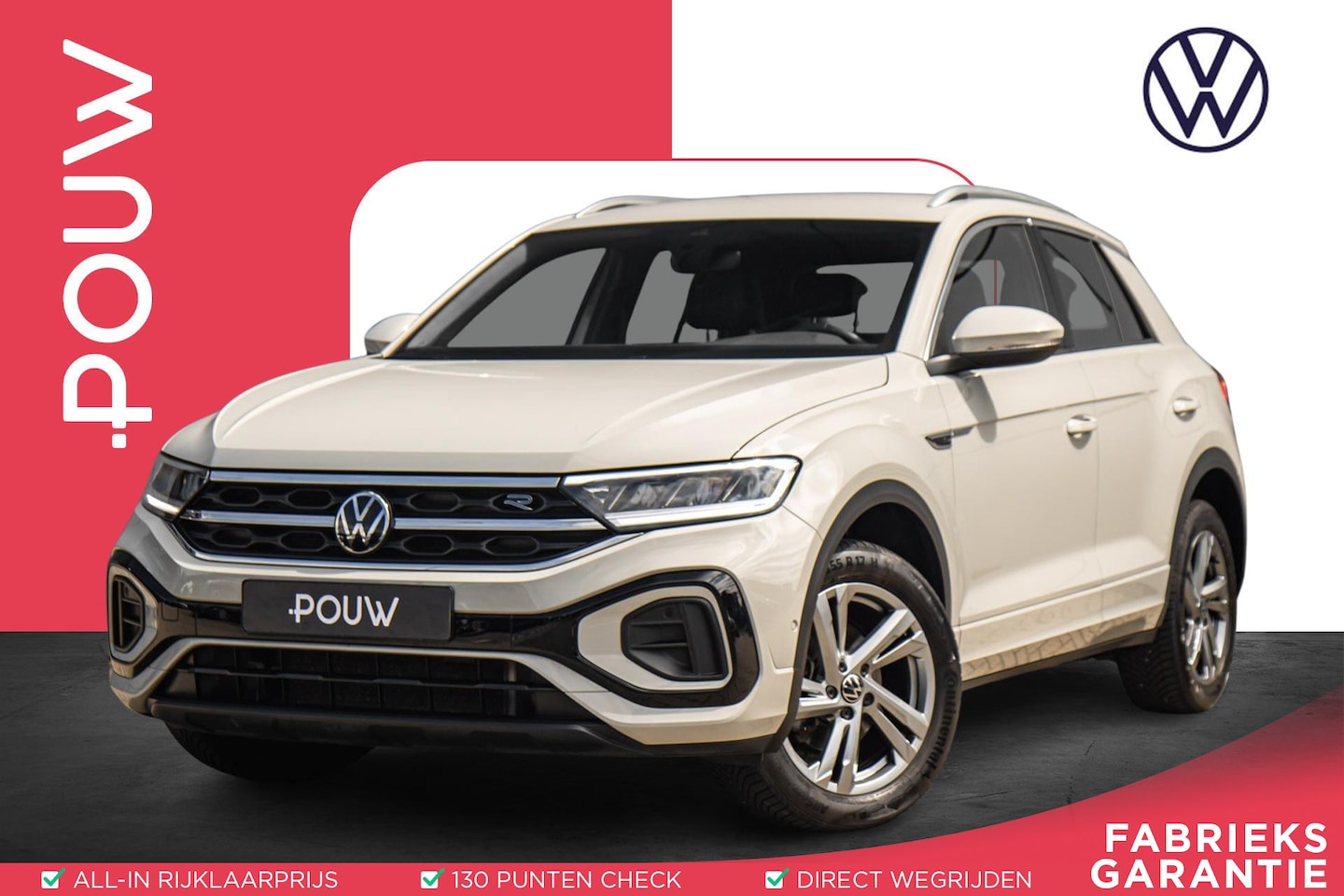 Volkswagen T-Roc - 1.0 TSI 110pk R-Line | Apple Carplay/Android Auto | Cruise Control Adaptief | LED Koplampe - AutoWereld.nl