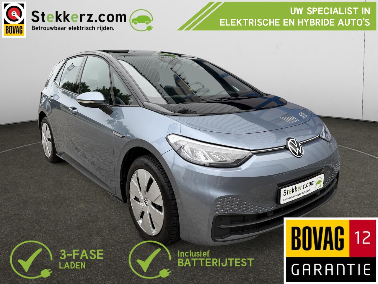 Volkswagen ID.3 - Pro 58 kWh Camera, Warmtepomp, Ambiente verl., All-in prijs incl. 12 maanden Garantie. - AutoWereld.nl