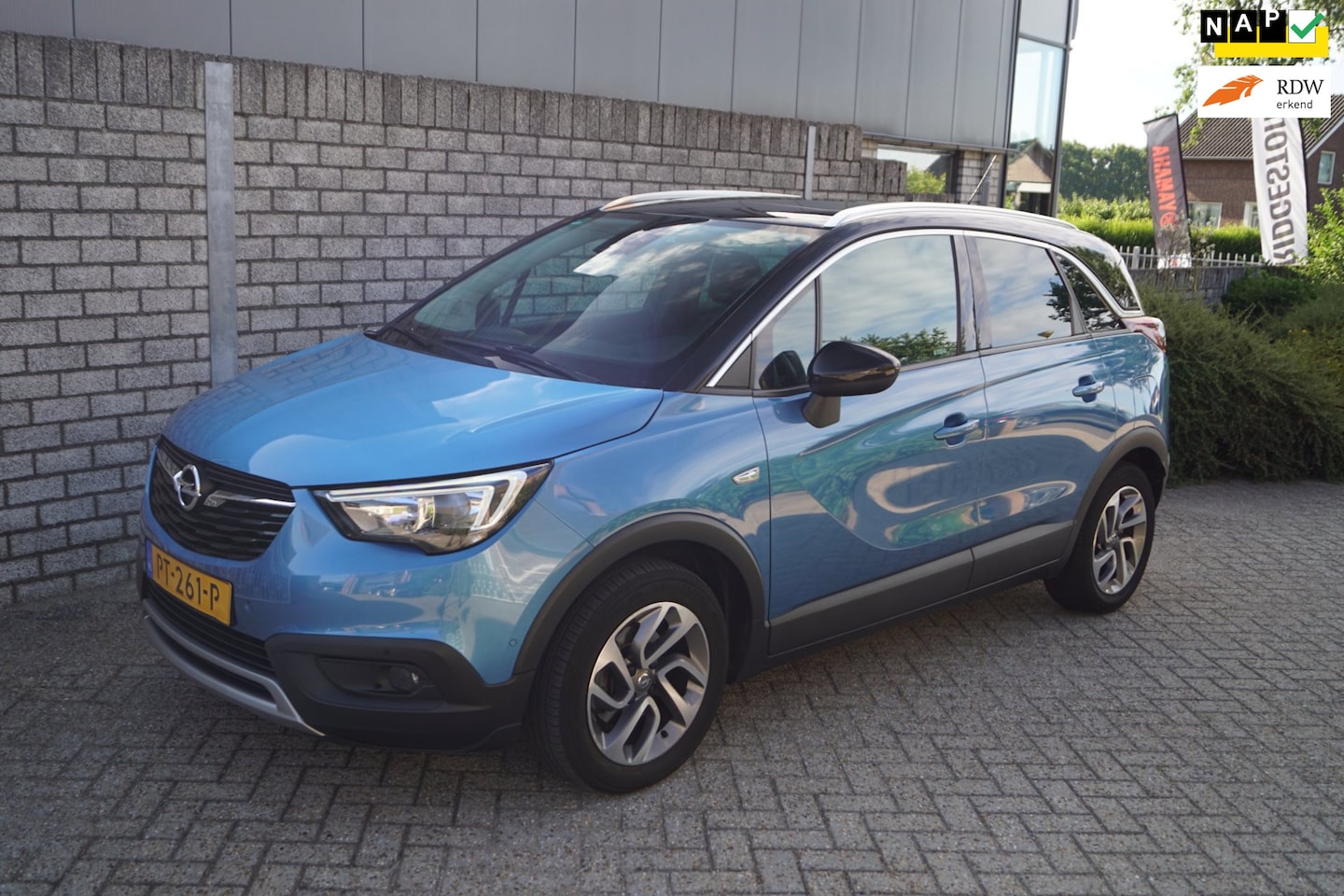 Opel Crossland X - 1.2 Turbo Innovation Panodak Half Leder Sportst Navi Camera Clima Cruise 2x PDC Apple Carp - AutoWereld.nl