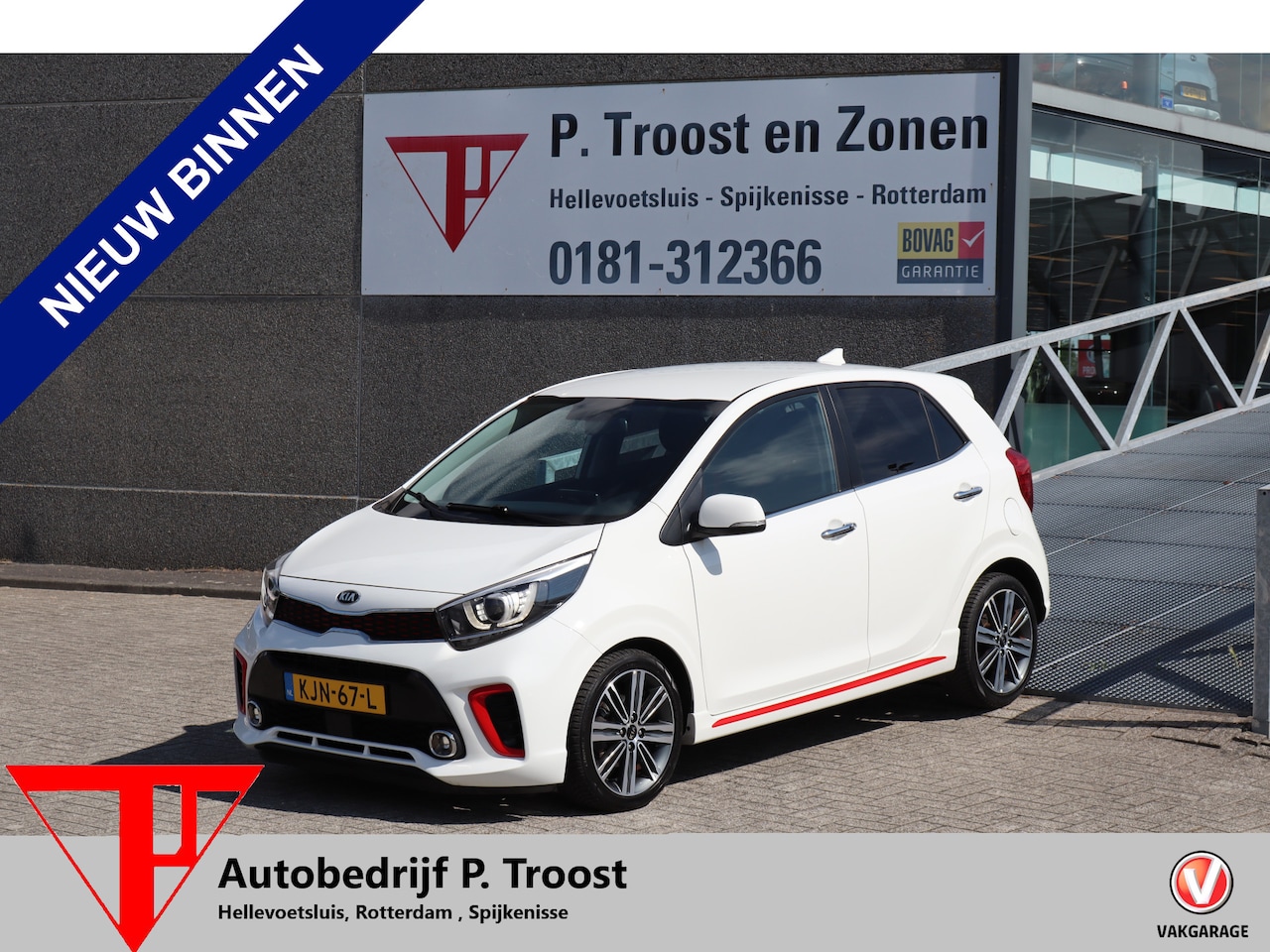 Kia Picanto - 1.2 CVVT GT Line Automaat! Dealer onderhouden/Stoelverwarming/Stuurverwarming/Achteruitrij - AutoWereld.nl