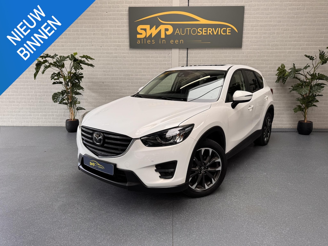 Mazda CX-5 - 2.5 SkyActiv-G 192 GT-M 4WD | Wit metallic | Schuifdak | Bose | Memory | Keyless | Navi | - AutoWereld.nl