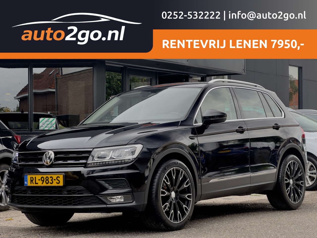 Volkswagen Tiguan - 1.4 TSI COMFORTLINE NAVI AIRCO APPLE-CARPLAY LED PARK-ASSIST 18 INCH-LMV PDC - AutoWereld.nl