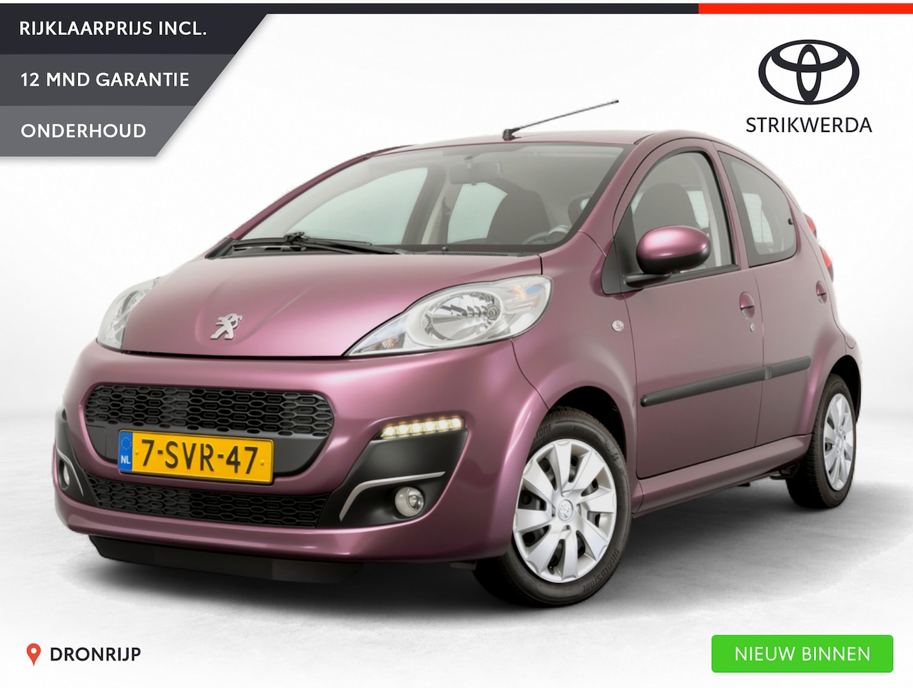 Peugeot 107 - 1.0 Active | Airco | Elek. ramen | Led | Centrale deurvergrendeling - AutoWereld.nl