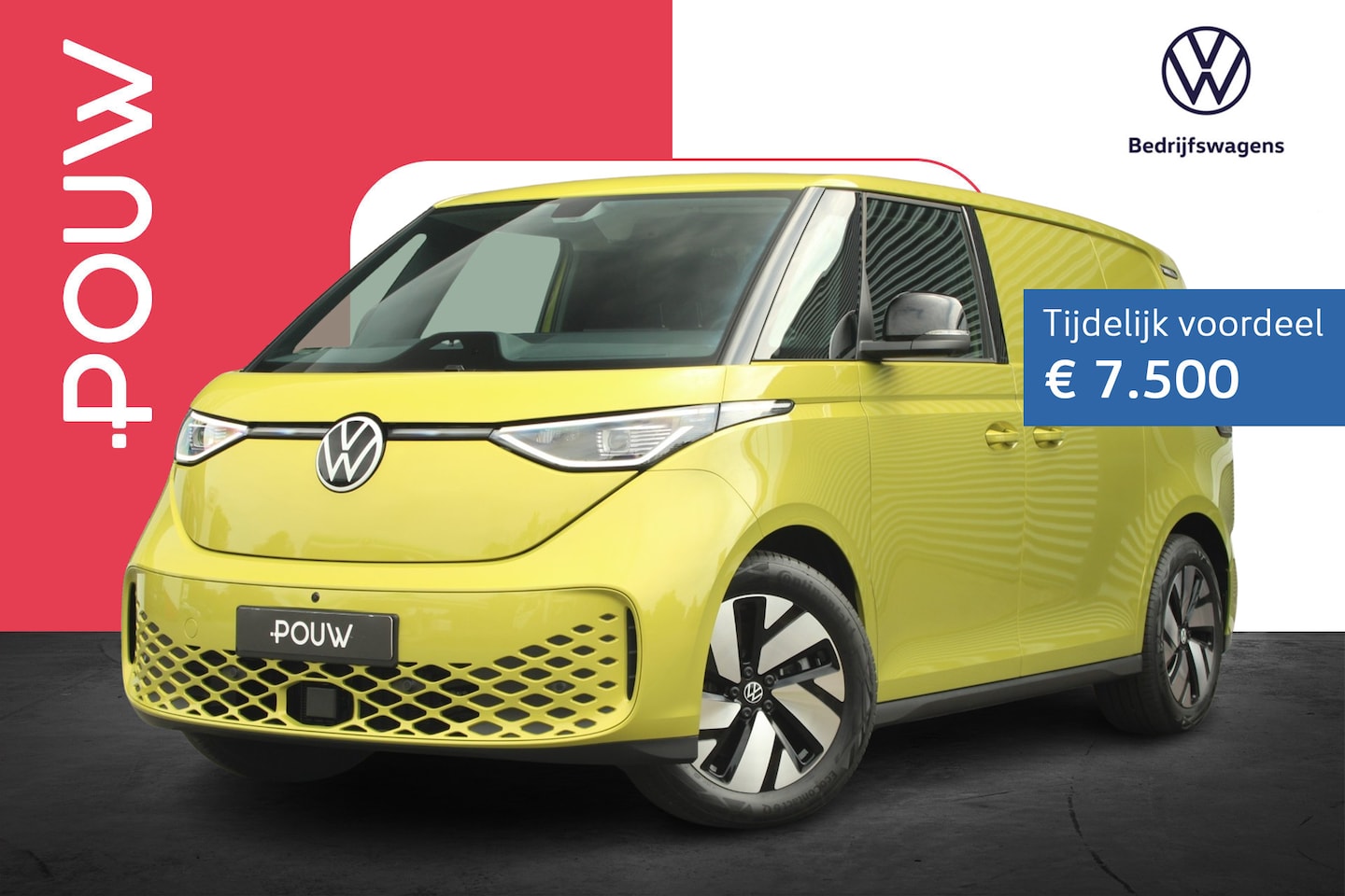 Volkswagen ID. Buzz Cargo - 286pk Bulli Limited Edition 79 kWh | Stoelen Pakket | Schuifdeur Pakket - AutoWereld.nl