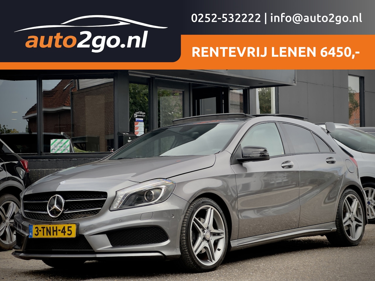 Mercedes-Benz A-klasse - 180 AUT7 AMG-STYLE PANODAK LEDER NAVI LED LMV PDC - AutoWereld.nl
