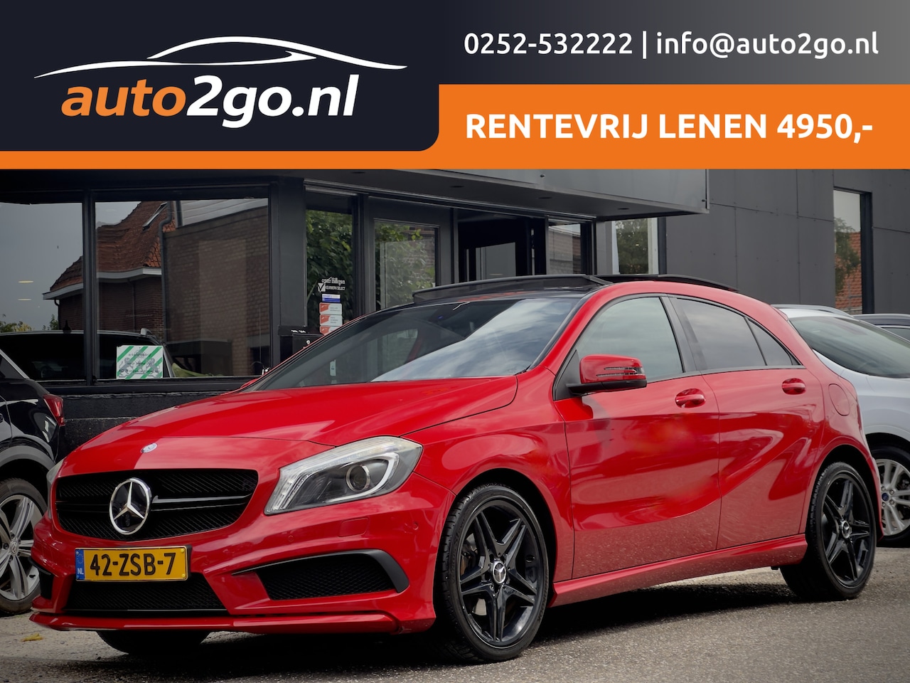 Mercedes-Benz A-klasse - 180 AMG STYLING PANODAK LEDER NAVI AIRCO LED LMV PDC - AutoWereld.nl