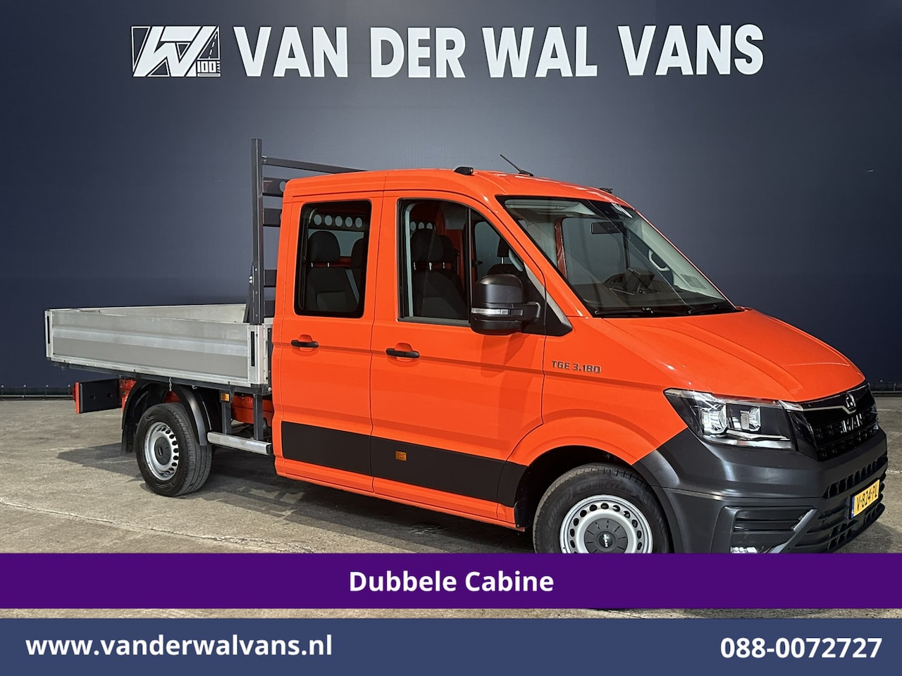 Volkswagen Crafter - 2.0 177pk Pick Up Dubbele Cabine 3500kg Trekhaak Open Laadbak Euro6 Airco | 6-Zits | Camer - AutoWereld.nl