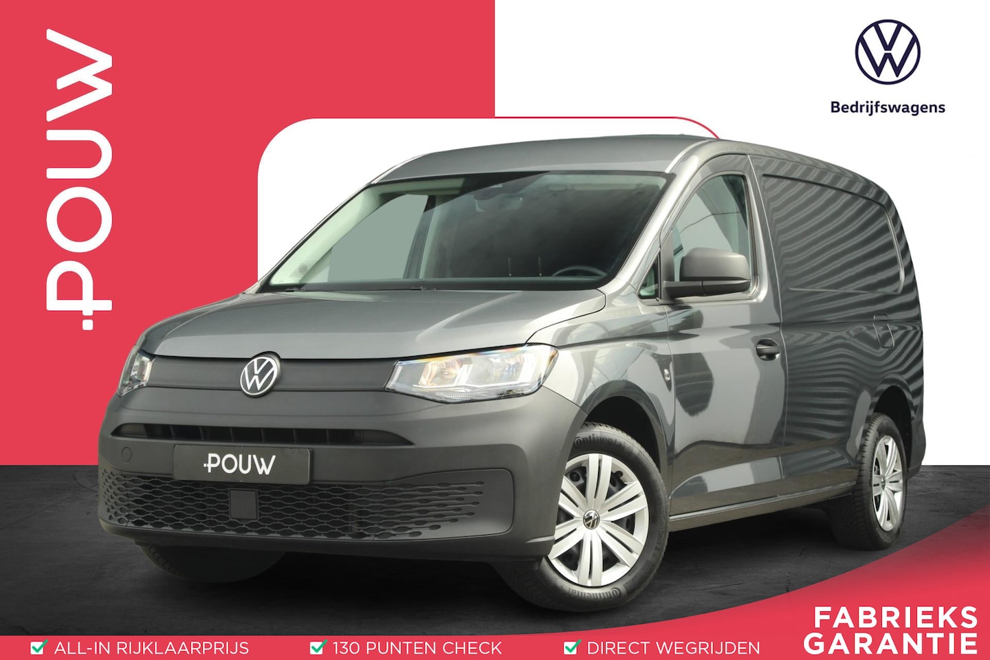 Volkswagen Caddy Cargo Maxi - 2.0 TDI 122pk DSG Comfort | Trekhaak | Cruise Control | Parkeersensor Achter | Apple Carpl - AutoWereld.nl